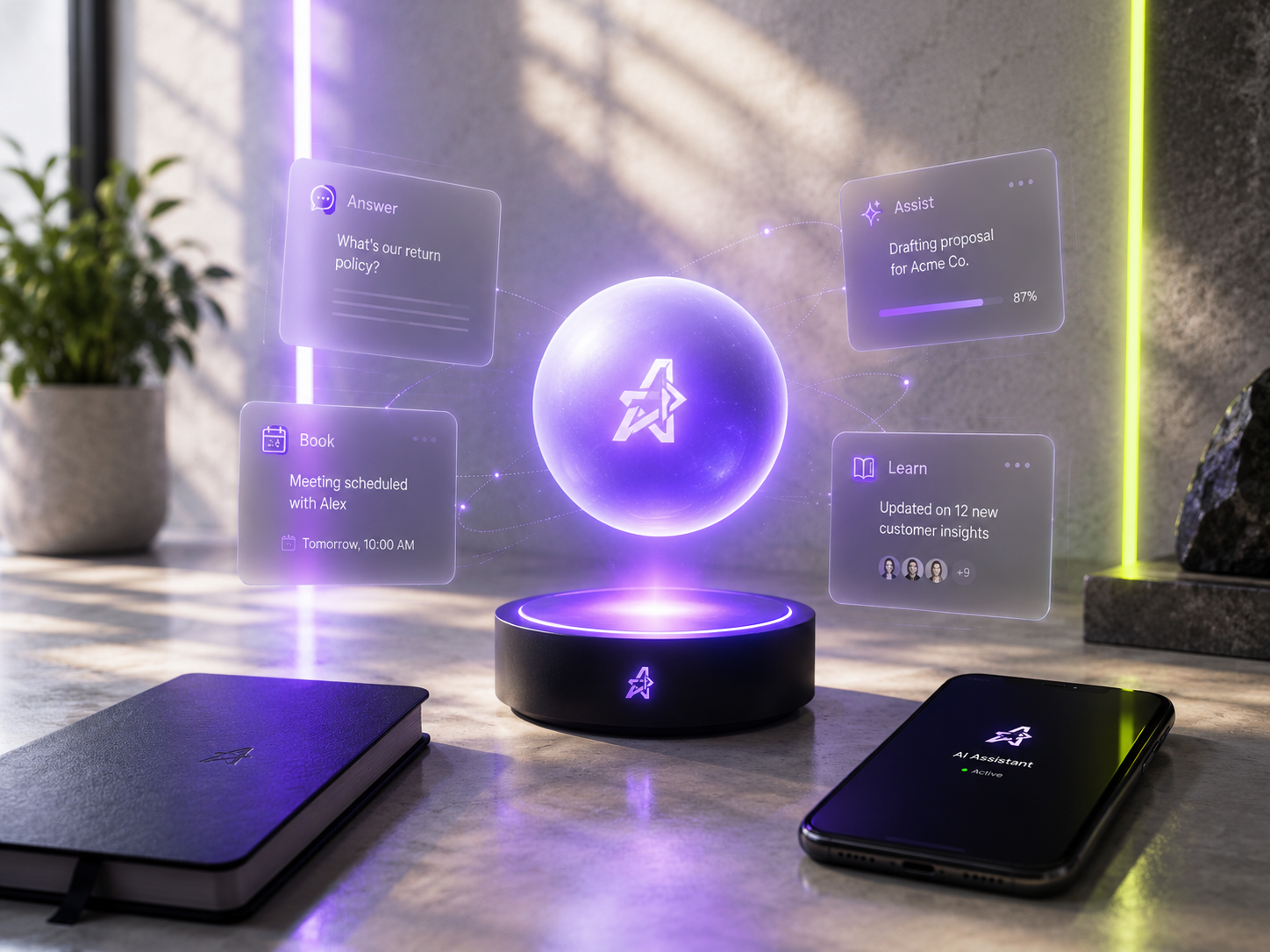 Your AI assistant, on shift 24/7