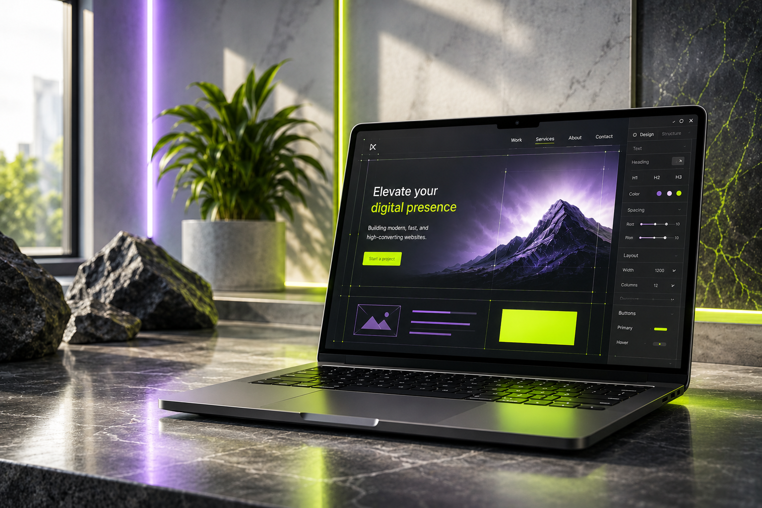 Your website, live